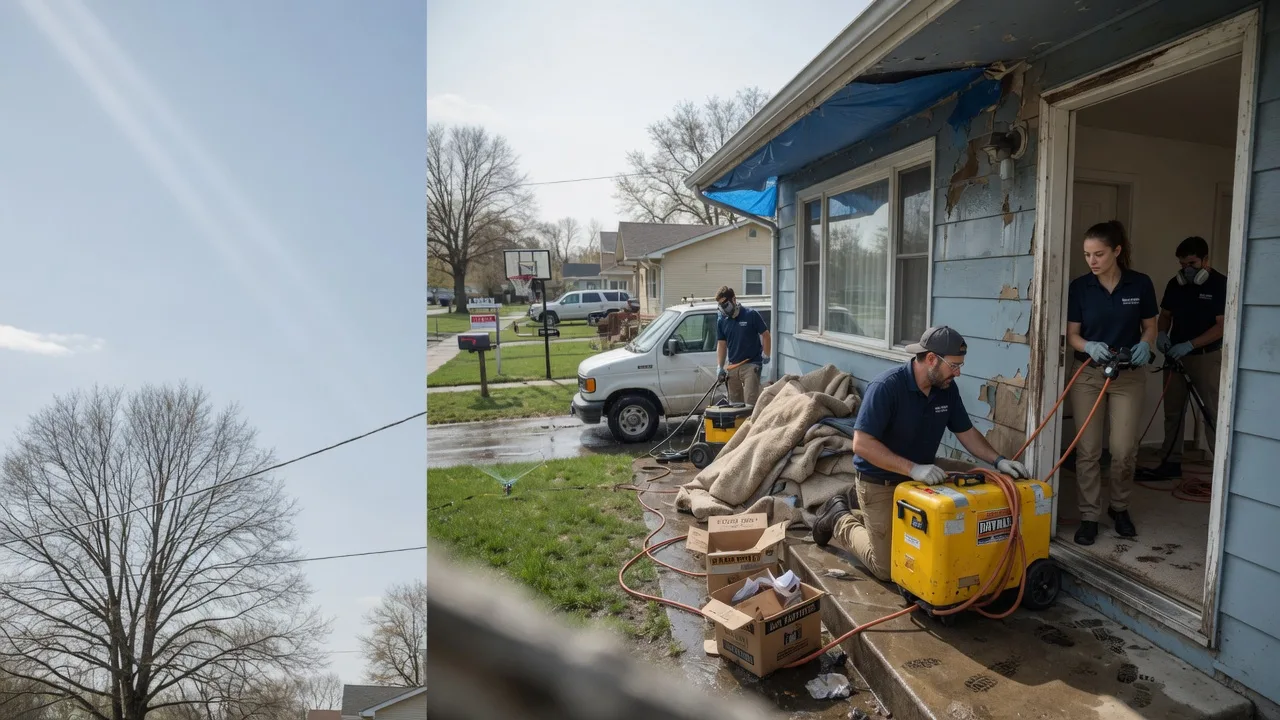 Basement Flood Cleanup in Oktaha, OK near me